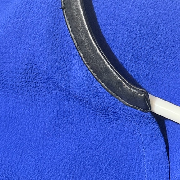 Rafaella Royal Blue Blouse with Zipper Accents - Picture 9 of 9